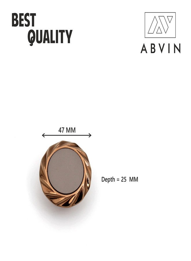 ABVIN مقابض دائرية رمادية ذهبية من ABVIN، فريدة من نوعها، جميلة، مقابض وأدراج زخرفية للخزائن - قطعة واحدة - Image 2